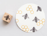 Stempel Biene Perlenfischer